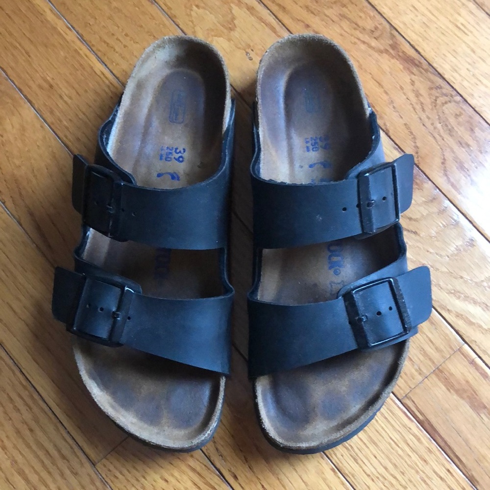 Birkenstock Arizona Sandals in Black size 39 Narrow